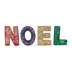 Northlight LED Lighted "Noel" Outdoor Christmas Decoration - 46" - Multicolor