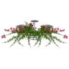 Northlight Frosted Berry And Foliage Triple Candle Holder Christmas Decoration - 32" -Northlight Christmas northlight yk87875 17237.1600910530