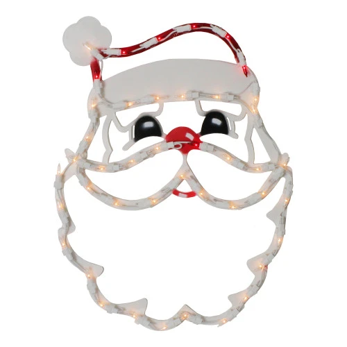 Northlight Lighted Santa Claus Christmas Window Silhouette - 17.5 Inch 4 Northlight Lighted Santa Claus Christmas Window Silhouette - 17.5 Inch - Image 2