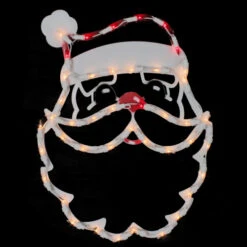 Northlight Lighted Santa Claus Christmas Window Silhouette - 17.5 Inch
