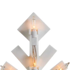 Northlight 15.5" White Lighted Snowflake Christmas Outdoor Window Silhouette -Northlight Christmas northlight ys27519 03 03465.1698958404