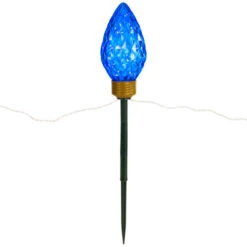 Northlight LED Lighted C9 Style Christmas Pathway Lawn Stakes - 3 Ft - Multi - 3-Count -Northlight Christmas northlight ys27548 01 01156.1710963738