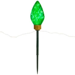 Northlight LED Lighted C9 Style Christmas Pathway Lawn Stakes - 3 Ft - Multi - 3-Count -Northlight Christmas northlight ys27548 02 61609.1710963738