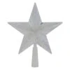 Northlight 8" Pre-Lit Clear Crystal Star Christmas Tree Topper - Clear LED Lights
