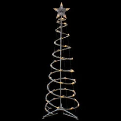 Northlight LED Lighted Spiral Cone Tree Outdoor Christmas Decoration - 4' - Warm White Lights -Northlight Christmas northlight ys92333 med sample 2 62295.1665610758