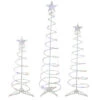 Northlight Set Of 3 LED Lighted Multi-Color Outdoor Spiral Christmas Cone Trees 3', 4', And 6' -Northlight Christmas northlight ys92338 1 79602.1664725166
