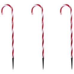 Northlight Set Of 3 Red And White Twinkle Candy Cane Pathway Markers 26" 10 Northlight Set Of 3 Red And White Twinkle Candy Cane Pathway Markers 26" -Northlight Christmas northlight ys99371 2 50429.1695225134