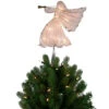 Northlight 10" Gold Angel Tree Topper, Warm White Lights -Northlight Christmas northlight ys99374 ontreew 20675.1682684290