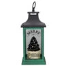 Northlight LED Candle With Christmas Tree Lantern - 12" - Green And Black 2 Northlight LED Candle With Christmas Tree Lantern - 12" - Green And Black -Northlight Christmas northlight yw90665 94499.1603850517