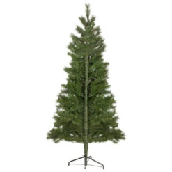 Northlight 6.5' Pre-Lit Medium Beaver Pine Artificial Christmas Wall Tree, Clear Lights -Northlight Christmas northlight z92831 5 38967.1657129594