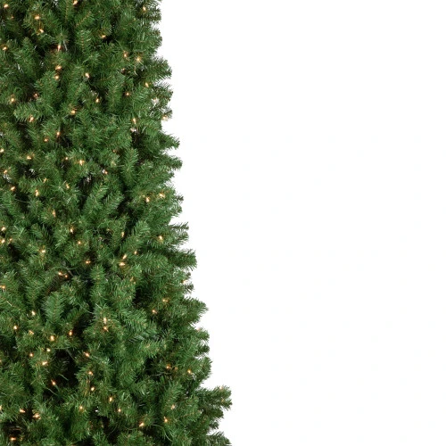 16' Pre-Lit Pendleton Spruce Slim Artificial Christmas Tree, Clear Lights 5 16' Pre-Lit Pendleton Spruce Slim Artificial Christmas Tree, Clear Lights - Image 3