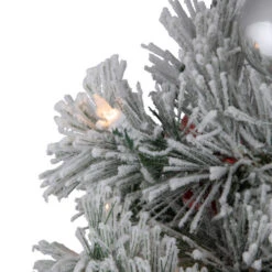 Northlight Pre-Lit Potted Snowy Bristle Pine Artificial Christmas Tree Clear Lights - 5' 12 Northlight Pre-Lit Potted Snowy Bristle Pine Artificial Christmas Tree Clear Lights - 5' -Northlight Christmas northlight z95345 0420use20for20z95346 61571.1697560211