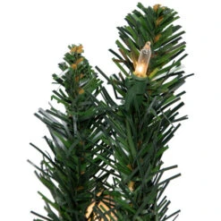 Northlight 3' Pre-Lit Buffalo Fir Artificial Christmas Wall Or Door Tree, Clear AlwaysLit Lights -Northlight Christmas northlight z99724 04 44265.1692025708