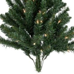Northlight 3' Pre-Lit Buffalo Fir Artificial Christmas Wall Or Door Tree, Clear AlwaysLit Lights -Northlight Christmas northlight z99724 05 78834.1692025711