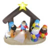 Northlight Lighted Inflatable Nativity Scene Outdoor Christmas Decoration - 5.5' - Warm White -Northlight Christmas northlight zg15619 76903.1587644958
