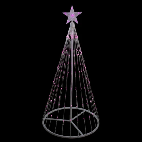 Northlight LED Lighted Show Cone Christmas Tree Outdoor Decoration - 4' - Pink 3 Northlight LED Lighted Show Cone Christmas Tree Outdoor Decoration - 4' - Pink