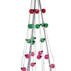 Northlight Lighted Show Cone Christmas Tree Outdoor Decoration - 6' - Multicolor -Northlight Christmas northlight zg15658 1 64428.1666042527