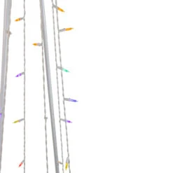 Northlight LED Lighted Cone Tree Outdoor Christmas Decoration - 6' - Multi Lights -Northlight Christmas northlight zg15660 1 30504.1665088083