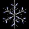 Northlight 13" White LED Lighted Snowflake Christmas Window Silhouette -Northlight Christmas northlight zg15723 onblack 13086.1699030063