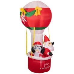 Lighted Inflatable Feliz Navidad Hot Air Balloon Outdoor Christmas Decoration - 7' -Northlight Christmas northlight zg92273 2 70234.1701710477