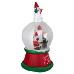 Northlight Lighted Inflatable Santa And Friends Snow Globe Outdoor Christmas Decoration - 6.75' 9 Northlight Lighted Inflatable Santa And Friends Snow Globe Outdoor Christmas Decoration - 6.75' -Northlight Christmas northlight zg92274 5 72727.1655832293
