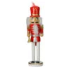 Northlight 14" Red And White Wooden Christmas Nutcracker With Horn -Northlight Christmas nutcrackerfactory 97187 50120.1665519667