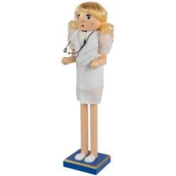 Northlight 15" Nurse Christmas Nutcracker With Stethoscope -Northlight Christmas nutcrackerfamily 97154 02 55011.1694101350
