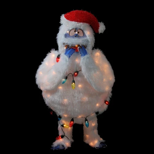 Pre-Lit Bumble Christmas Outdoor Decoration - 49" - Multi Lights 6 Pre-Lit Bumble Christmas Outdoor Decoration - 49" - Multi Lights - Image 4