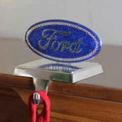 Northlight 5" Blue And Silver Officially Licensed Iconic Ford Logo Christmas Stocking Holder -Northlight Christmas qddmyqrugrnqpphtdko1v0jxpny8grop 42515.1665580317