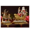 Northlight Set Of 2 Brown And Red Santa Claus With Reindeer Christmas Stocking Holders 9.5" -Northlight Christmas roman 37011 14332.1588359246