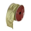 Northlight Shimmering Metallic Gold Ribbed Wired Craft Ribbon 2.5" X 10 Yards -Northlight Christmas t37p815iuycwcidqvuidpy5v53lw1nxr 95712.1588869770
