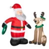 Gemmy Airblown Inflatable Wreath Toss 2 Pack Light Up Santa & Reindeer 2 Gemmy Airblown Inflatable Wreath Toss 2 Pack Light Up Santa & Reindeer -Northlight Christmas wreath5515ebay 35406.1653951233.386.513