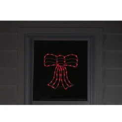 Northlight Lighted Bow Christmas Window Silhouette Decoration - 14" - Red -Northlight Christmas zkqsytfpznrbcwnrmust3osqgal6vics 94831.1665580041